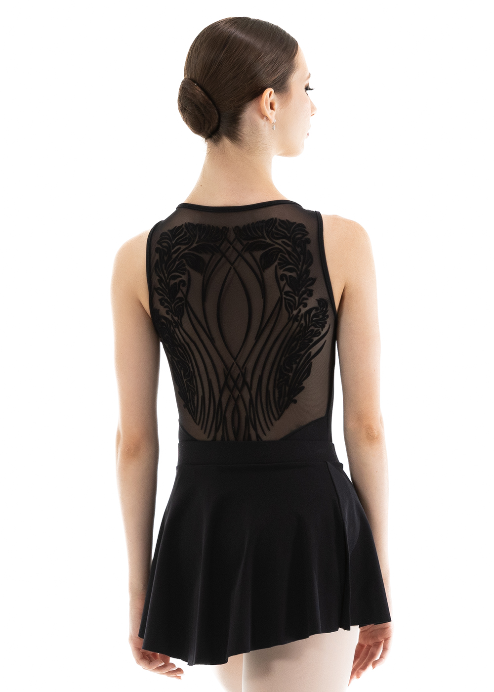Talia Pull-On Skirt (Black)